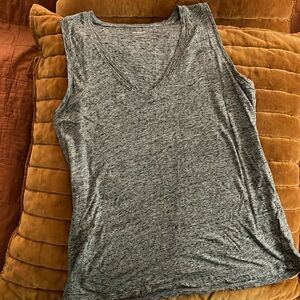 Grey Sleeveless Madewell Top